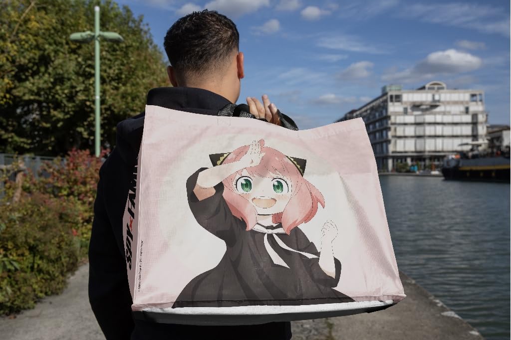Konix Spy x Family shopper Anya rosa 40x45x20 riciclata