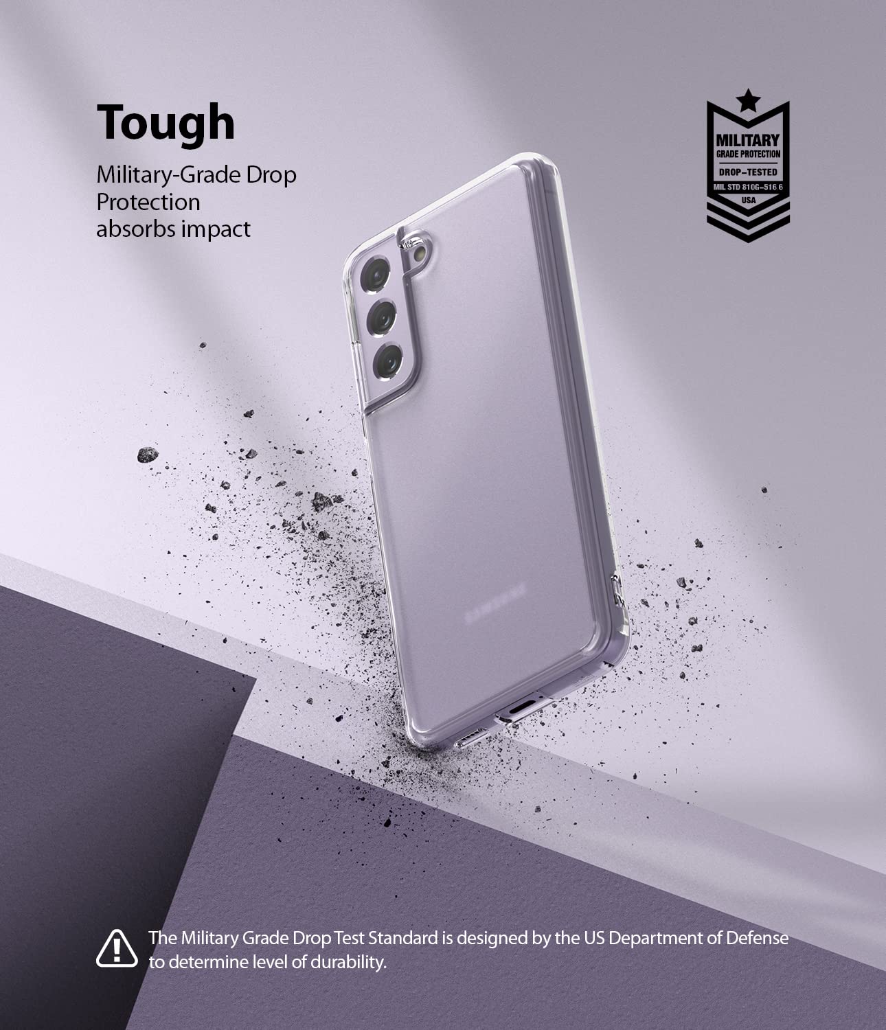 Ringke Fusion Cover Galaxy S21 FE 5G Matte Clear opaca