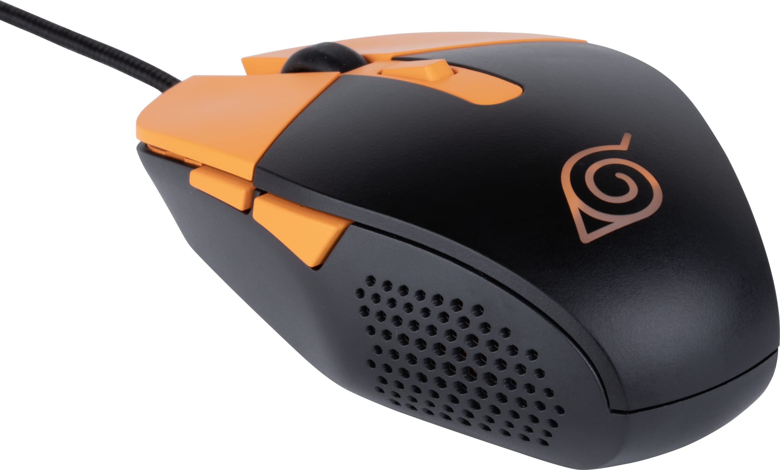 Konix Naruto Mouse Gaming Cavo LED 3600 DPI Nero