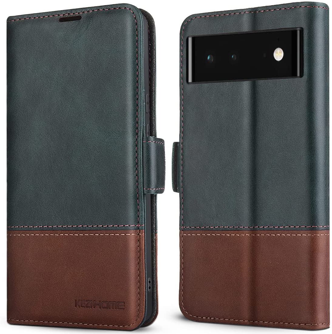Redpepper Pixel 6 cover wallet pelle vera magnetica