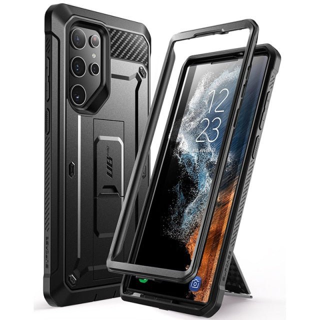 Redpepper Galaxy S22 Ultra cover holster kickstand nera