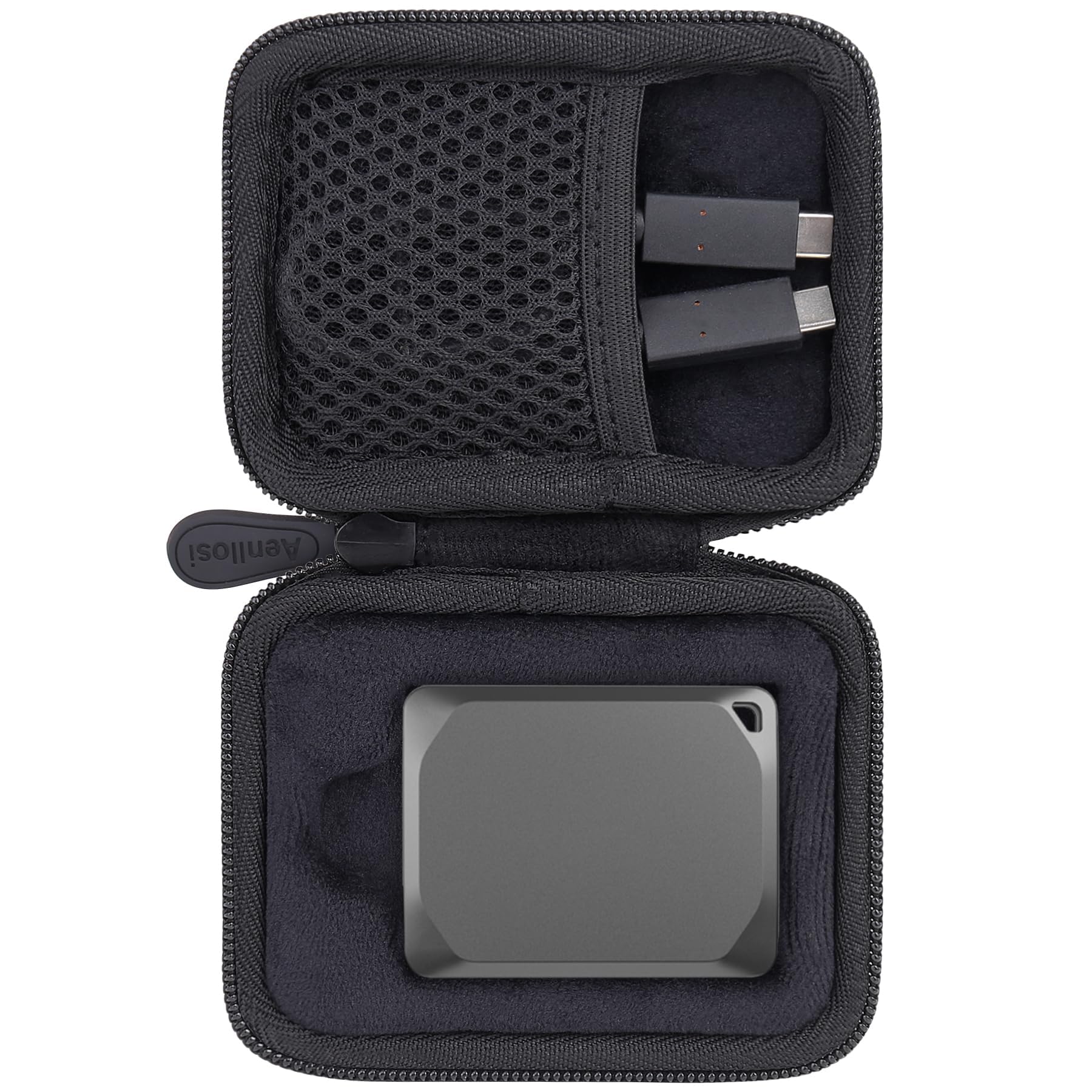 Aenllosi SSD Case custodia Crucial X9/X10 Pro nero EVA