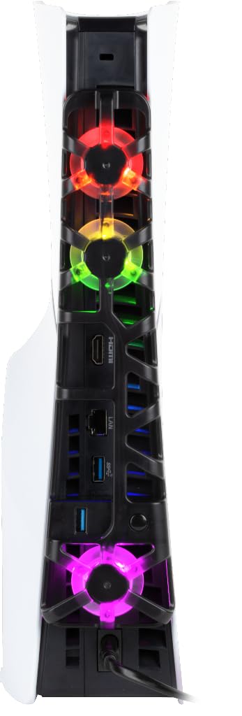 Konix Cooling Pads Ventola PS5 Slim RGB 3 Velocità