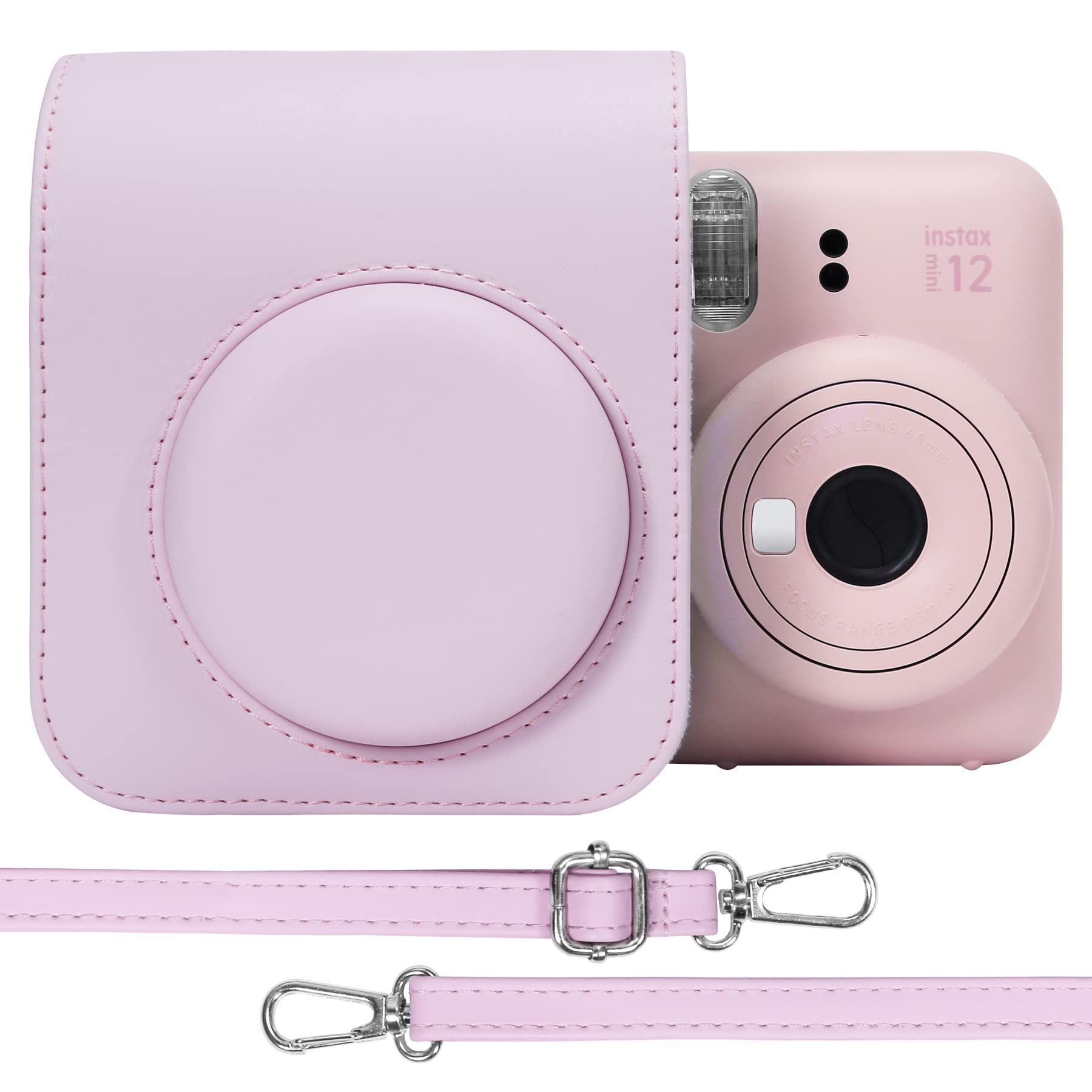 Aenllosi Camera Case Instax Mini 11/12/13 custodia blu pastello
