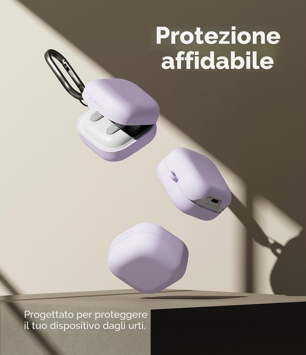 Ringke Silicone Case Cover Galaxy Buds 4 Pro Viola Moschettone