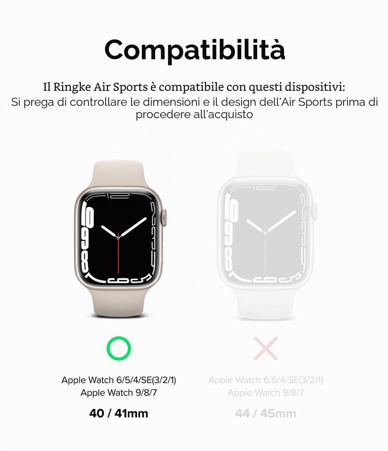 Ringke Air Sports cover Apple Watch 41mm 40mm Navy antiurto